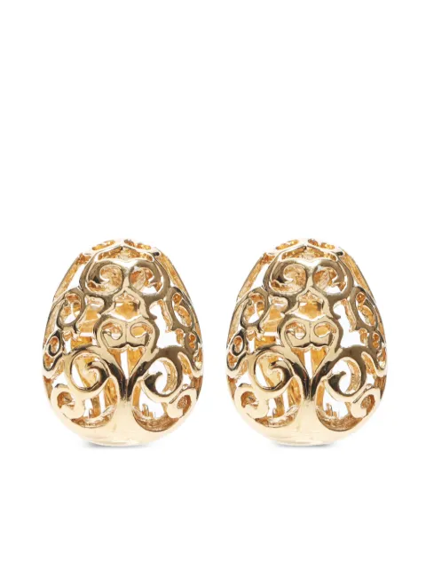 Saint Laurent Pre-Owned 1990s dome clip-on earrings