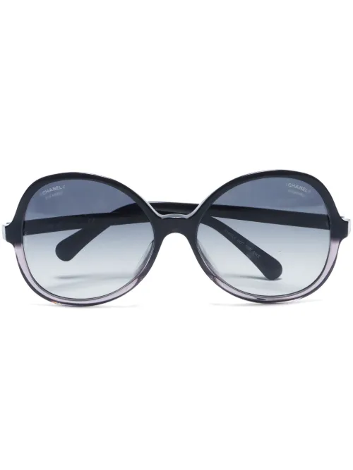 Lunettes de soleil à monture ronde (2010) - CHANEL Pre-Owned - Modalova