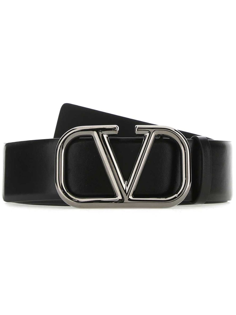 Valentino Garavani leather belt Zwart