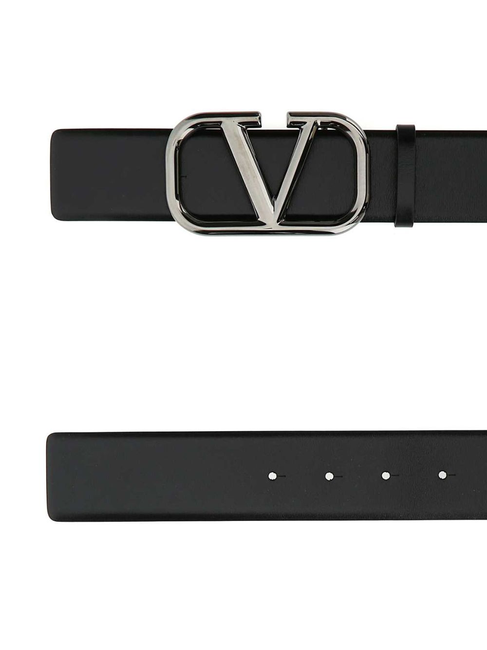 Valentino Garavani leather belt - Zwart