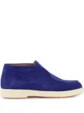 Santoni suede boots - Blue