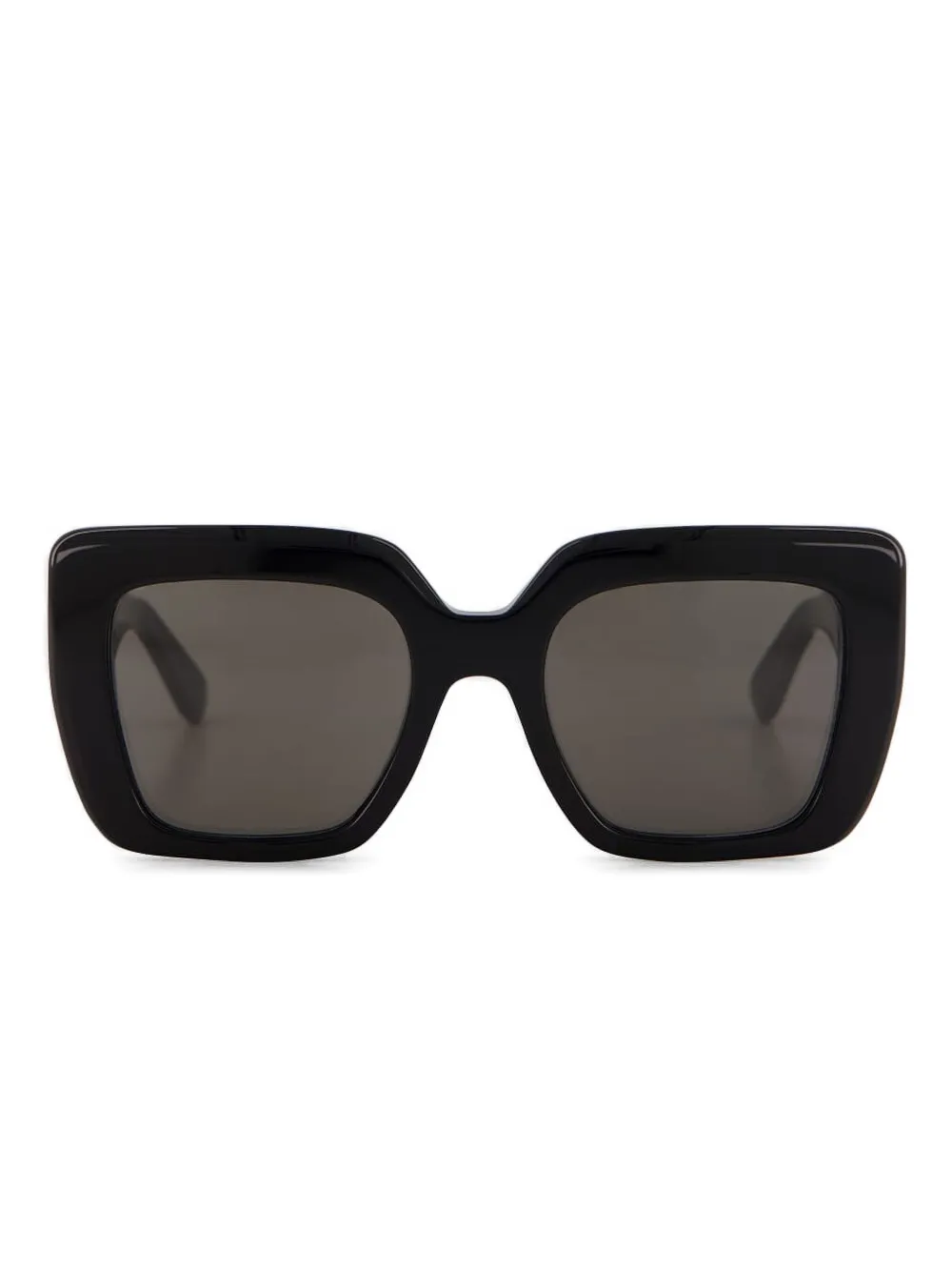 Emmanuelle Khanh Foxy square-frame monogram sunglasses - Nero