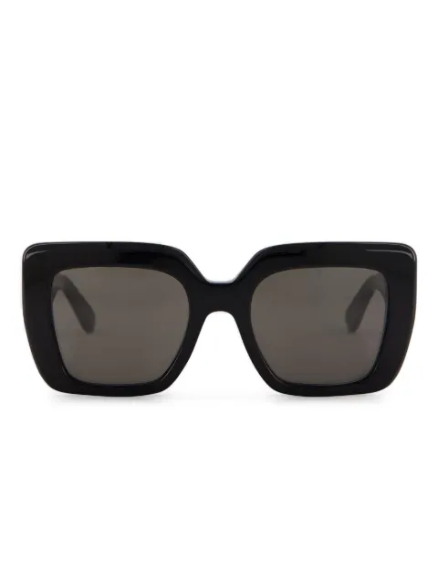 Emmanuelle Khanh Foxy square-frame monogram sunglasses