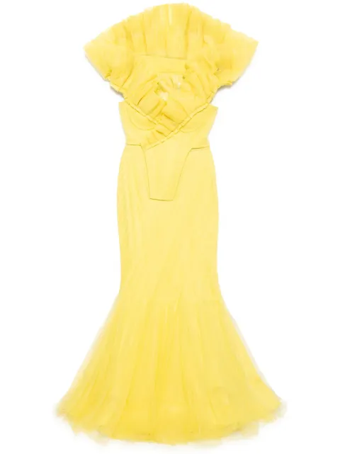Zeena Zaki draped dress