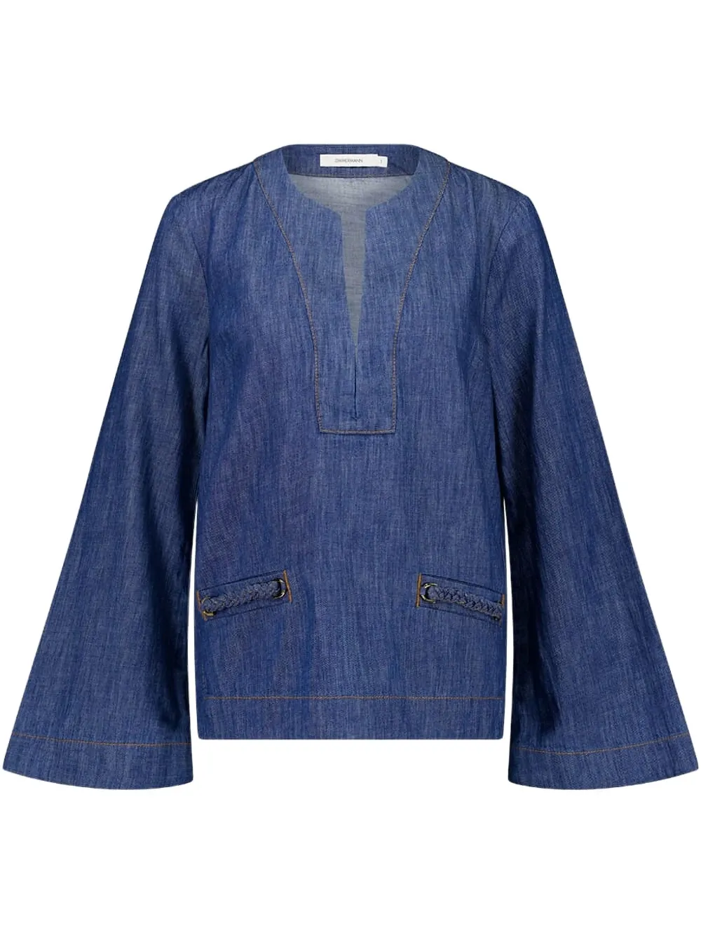 ZIMMERMANN Denim tuniek Blauw