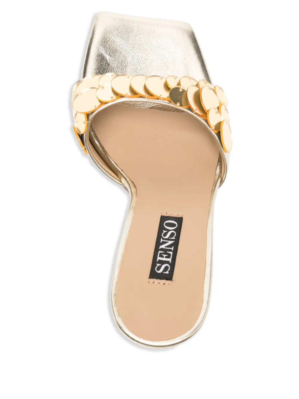 Senso 85 mm Halo sandalen Goud