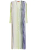 Missoni long cardigan dress - Green