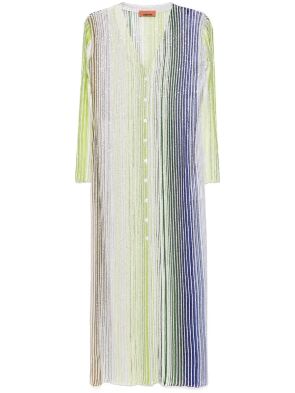 Multicolor viscose blend long cardigan - MISSONI - gender_Woman Multicolor viscose blend long cardigan - MISSONI - gender_Woman