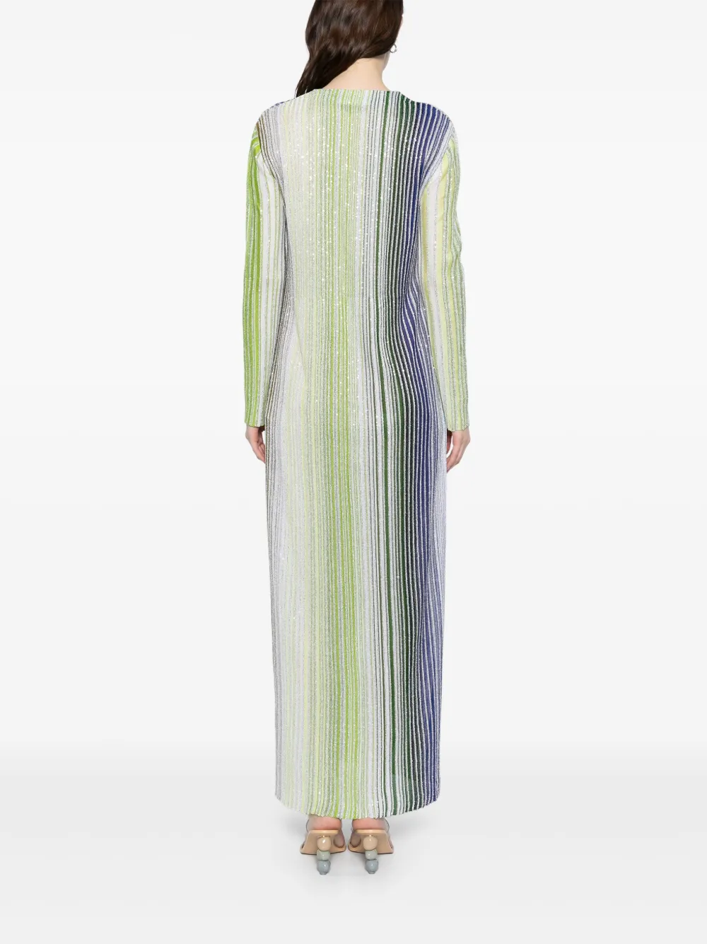 Missoni Lange vestjurk Groen