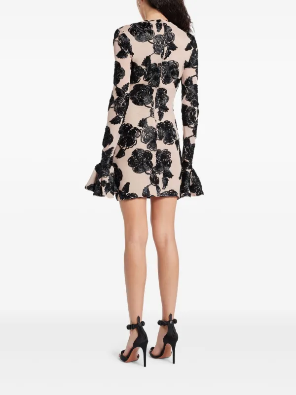 ワンピース Rotate Birger Christensen Mini Dress With Bangs Rotate Dress Sequins Mini Fringe | WAKAKUU