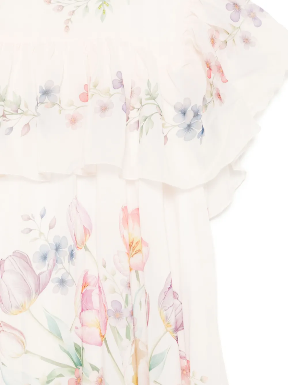 Eirene Jurk met print Wit