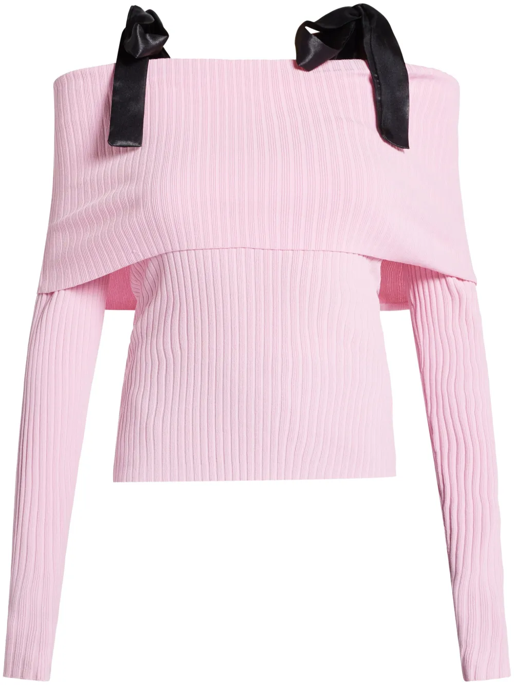 ROTATE BIRGER CHRISTENSEN off-shoulder strap sweater Roze