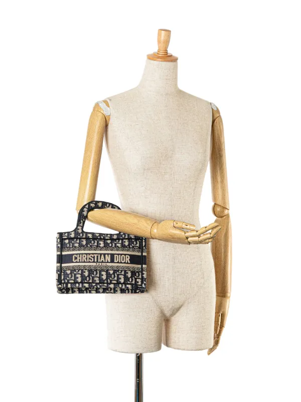 Christian Dior Pre-Owned 2020s オブリーク ブック トート ミニバッグ 
