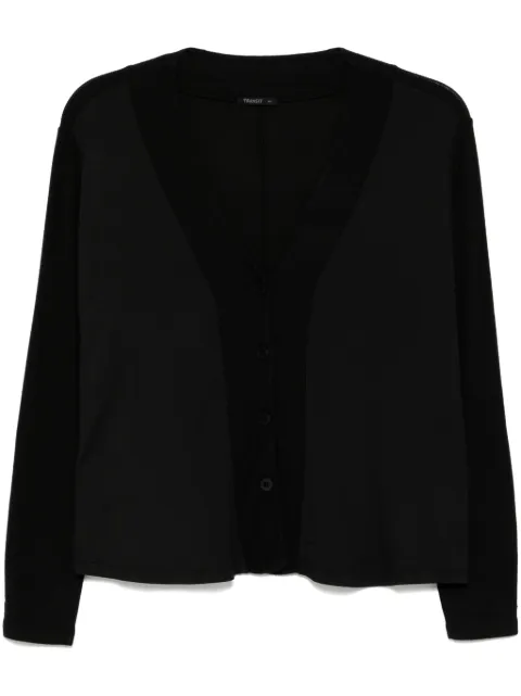 Transit panelled cardigan