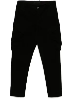 Balmain クロップド サルエルパンツ | ブラック | FARFETCH JP