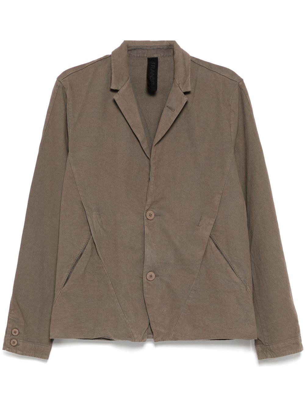 Transit button fastening jacket - Brown