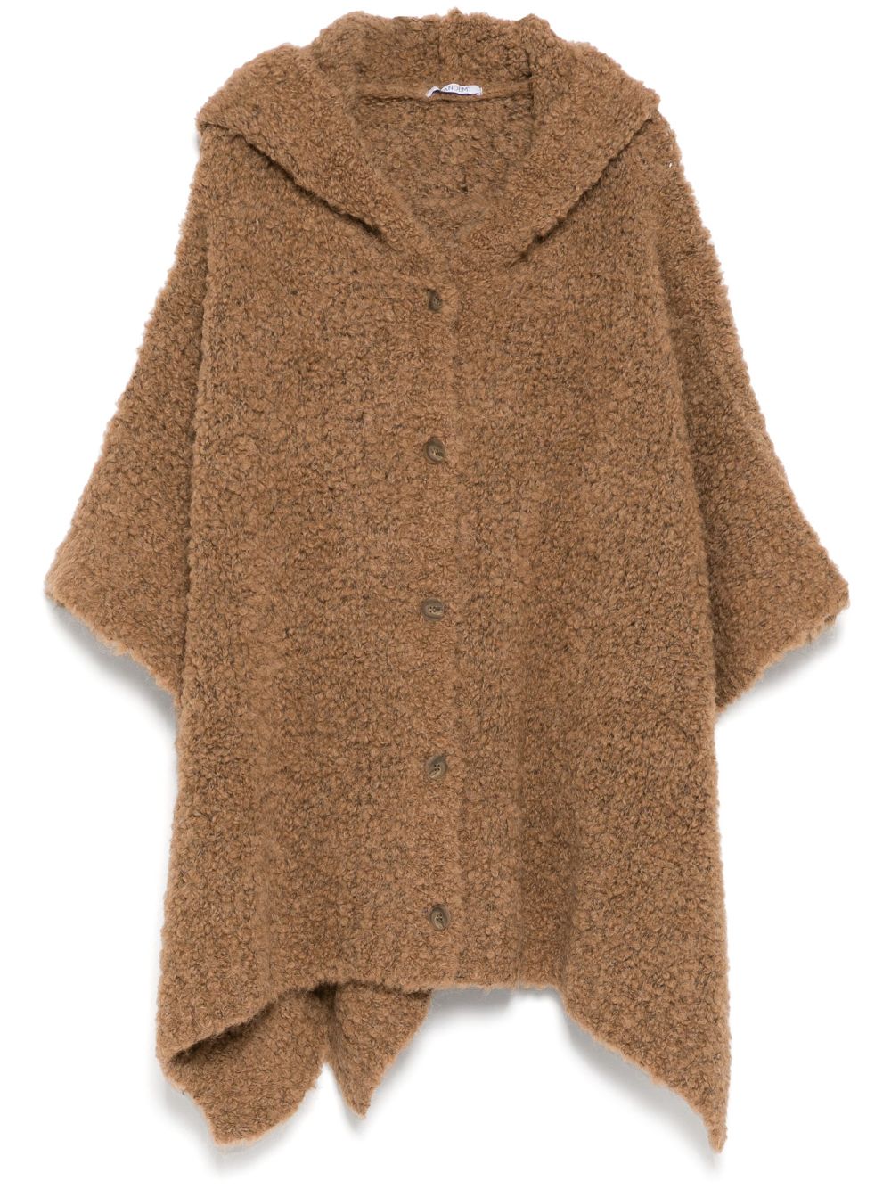 Transit hooded cardigan - Brown