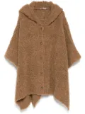 Transit hooded cardigan - Brown