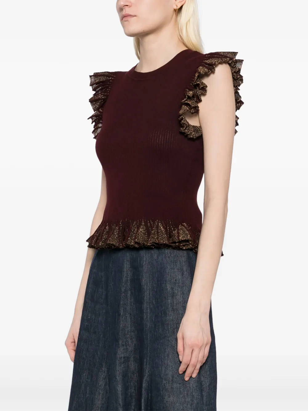 Ulla Johnson Leila top Rood