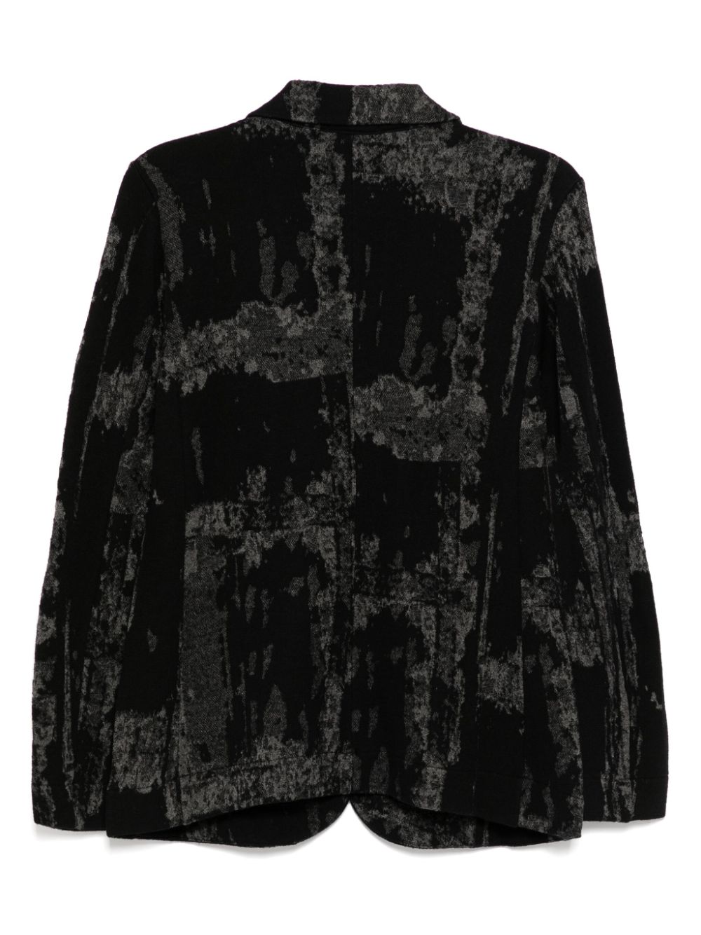 Transit Blazer met jacquard - Zwart