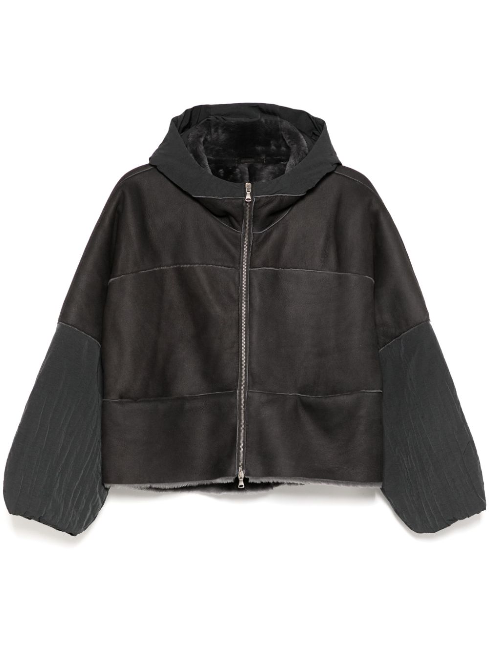 zip-up hood jacket