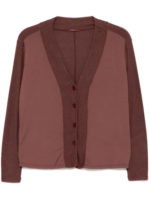 Transit panelled cardigan