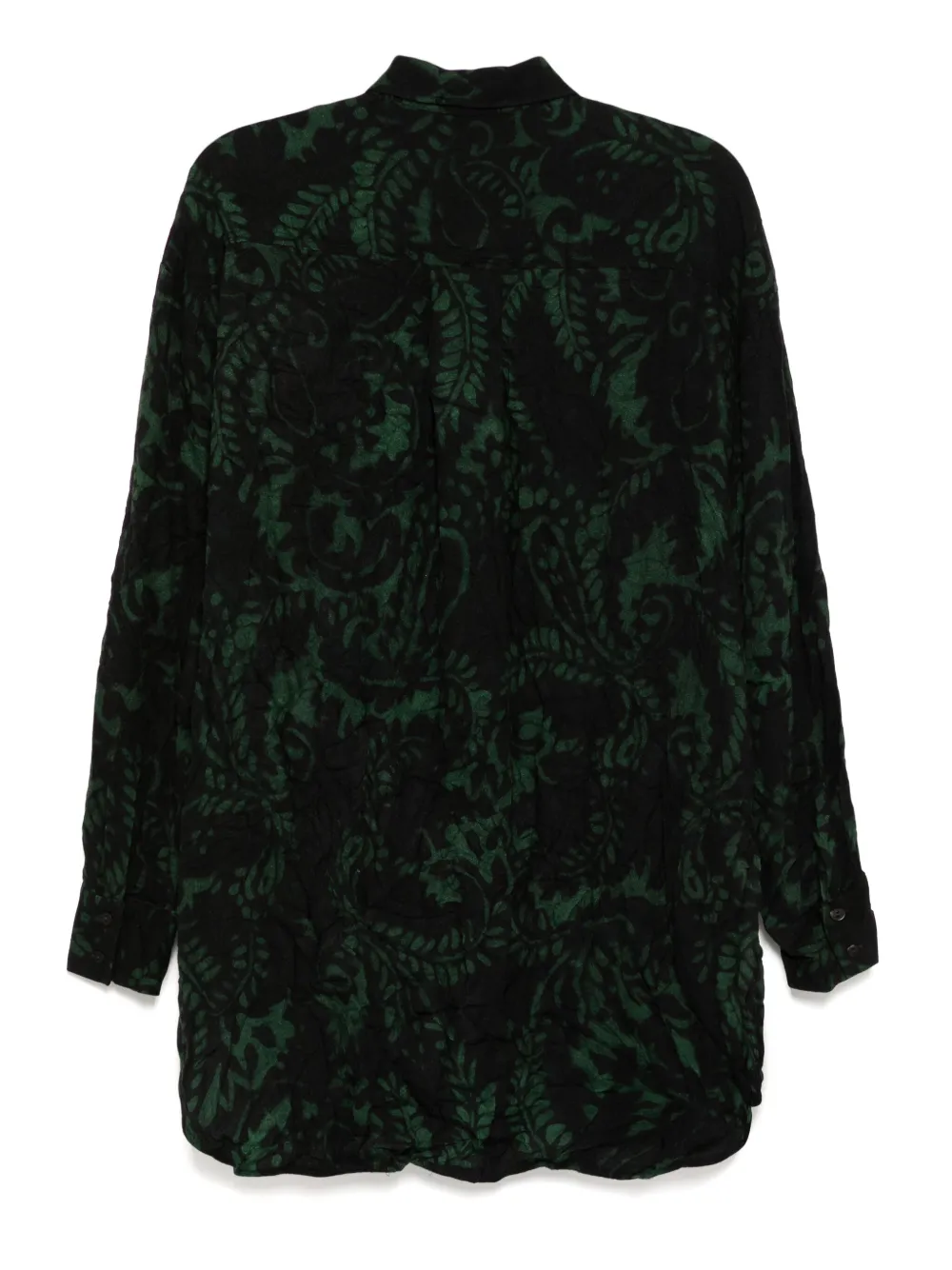 Transit Blouse met gekreukt effect - Zwart