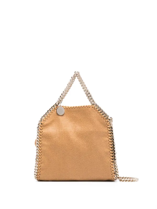 Stella McCartney Falabella Tiny Tote Bag in Brown