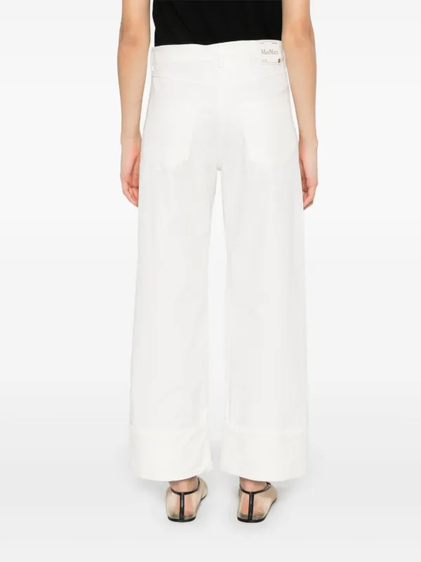 S Max Mara Cervia Jeans | White | FARFETCH