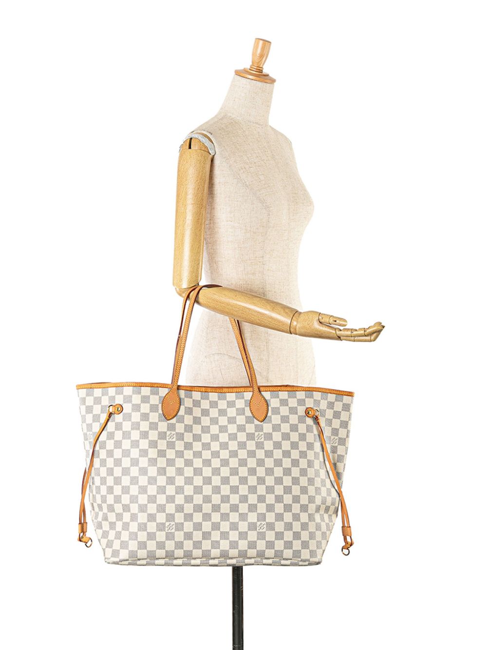 Louis Vuitton Pre-Owned 2009 Damier Azur Neverfull GM tote bag - Wit