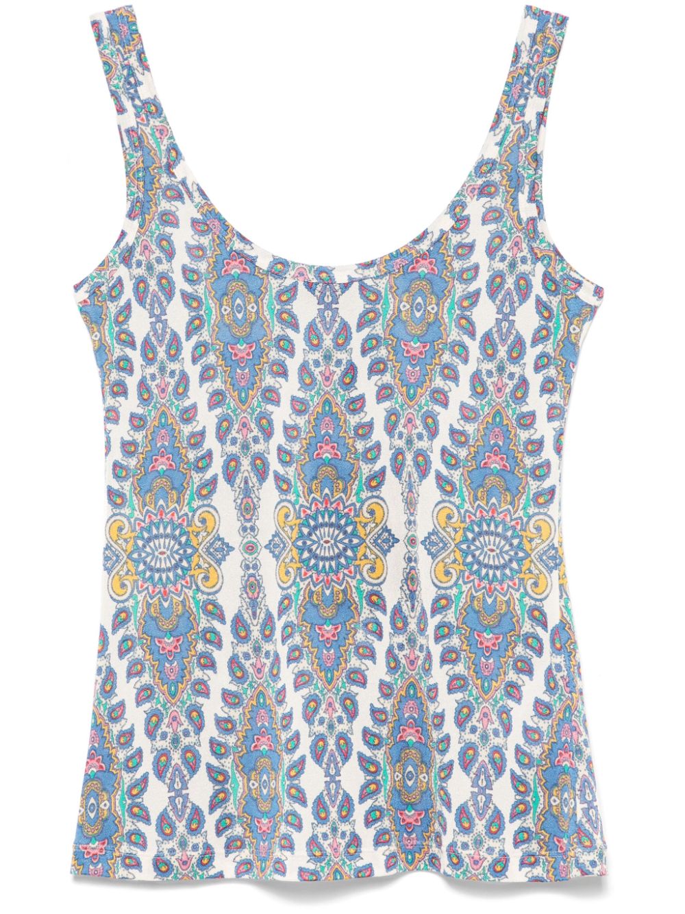 graphic-print top