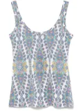 ETRO graphic-print top - Blue