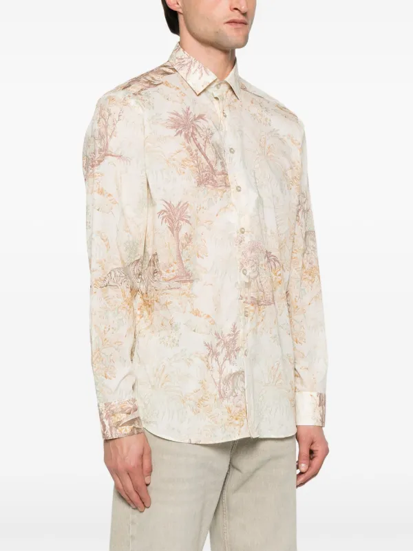 ETRO フローラル シャツ | ニュートラル | FARFETCH JP