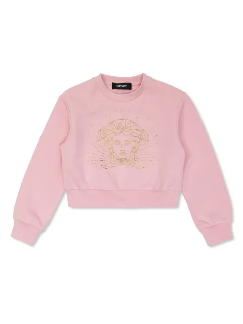 Versace Kids logo-embellished sweatshirt 