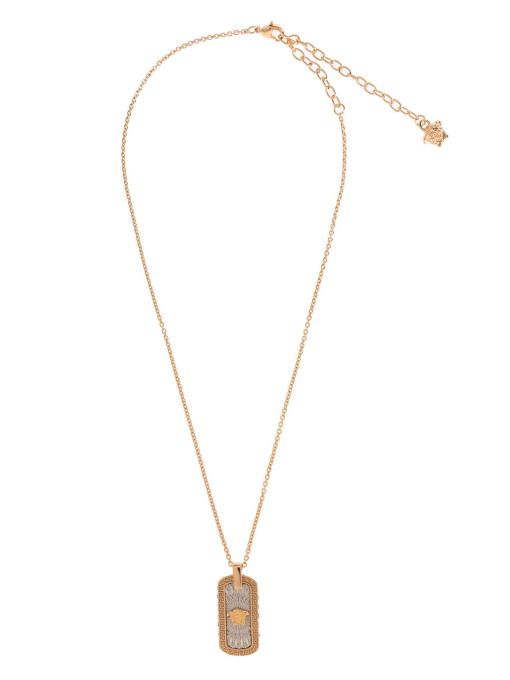 Versace crystal-pendant necklace - Gold