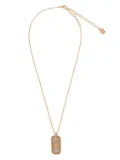 Versace crystal-pendant necklace - Gold