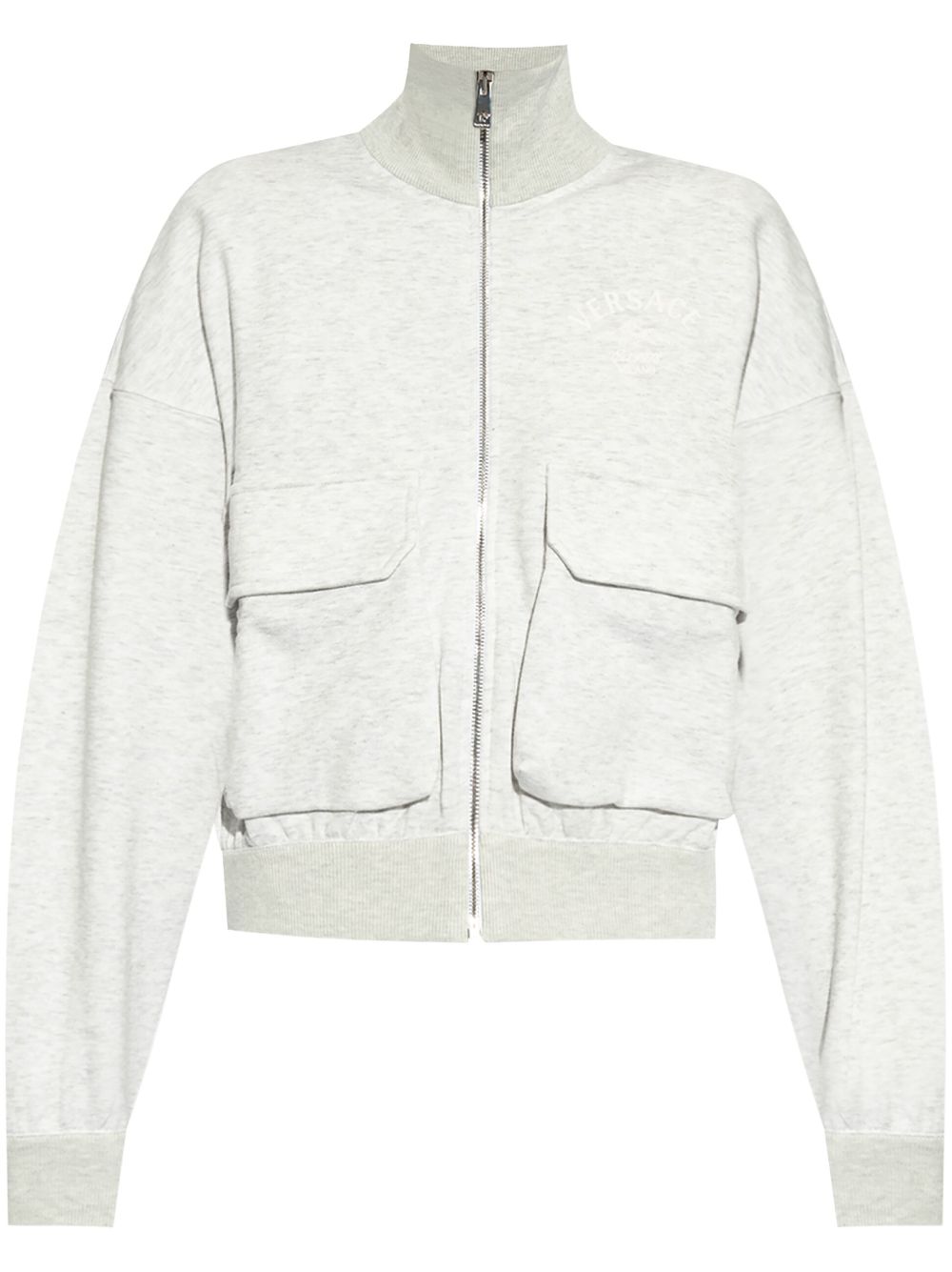 Versace zip-up sweatshirt - Grey