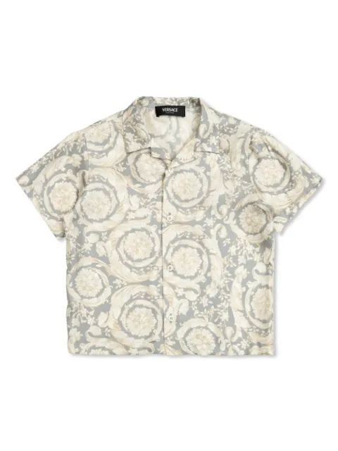 Versace Kids Barocco sil shirt