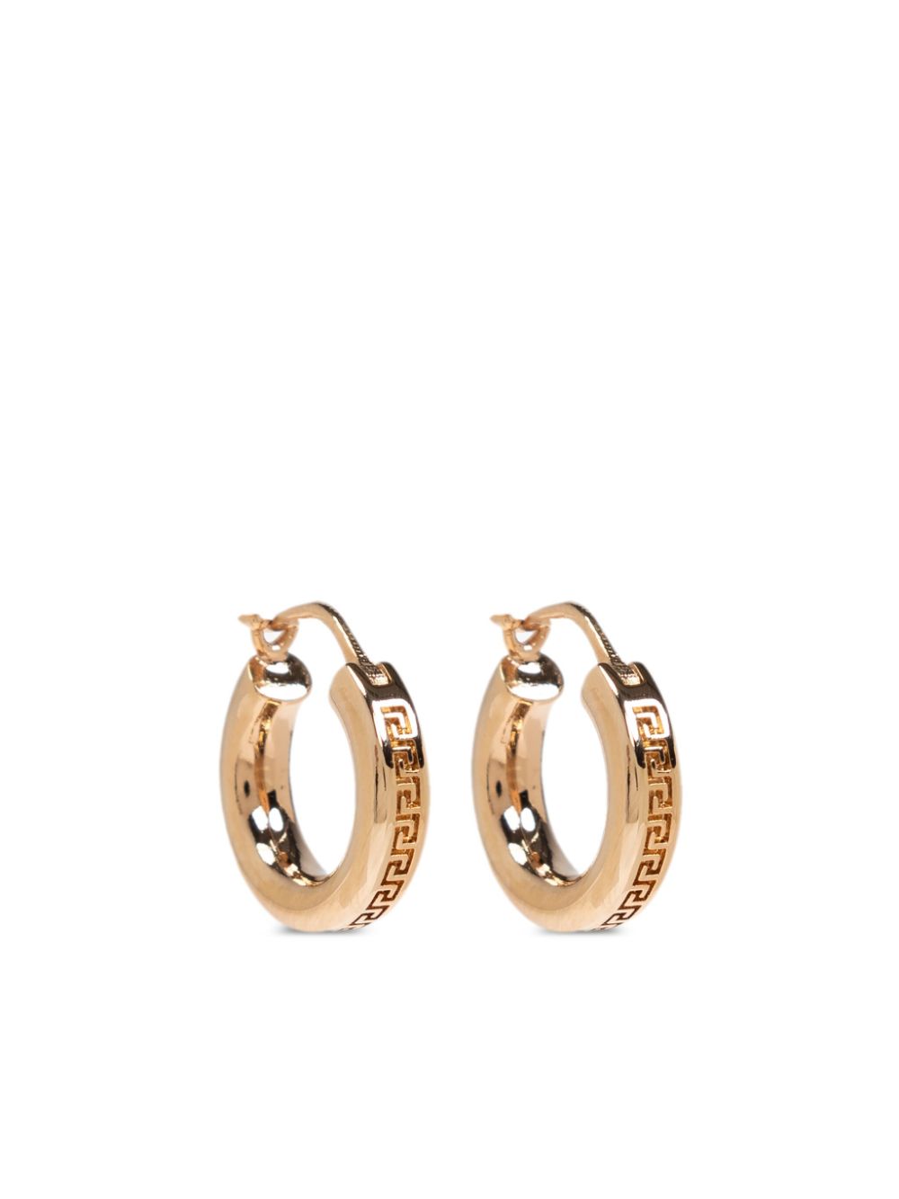 Greca hoop earrings