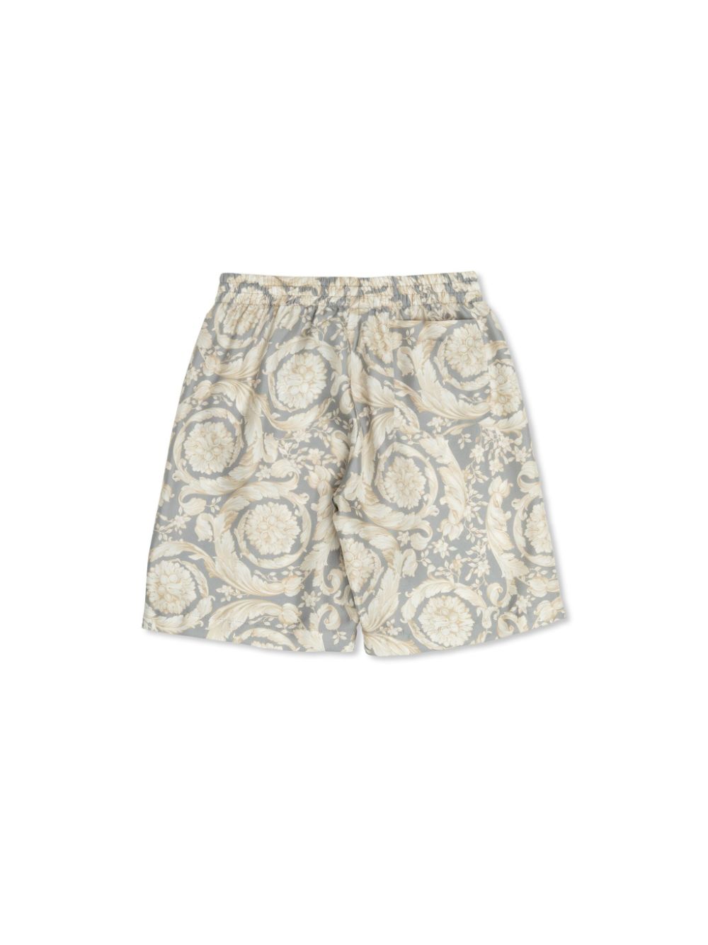 Versace Kids Barocco shorts - Grey