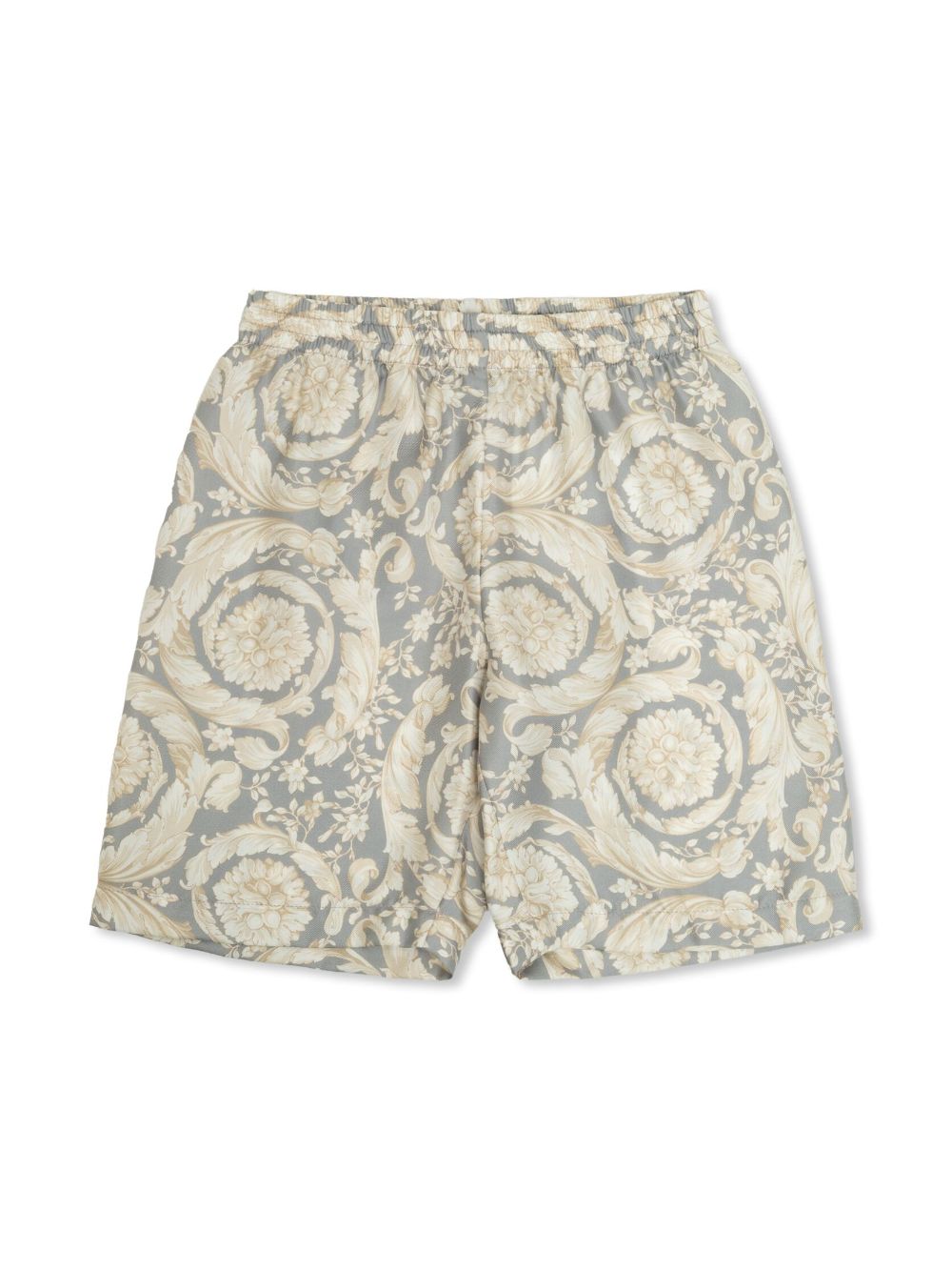 Versace Kids Barocco shorts Grijs