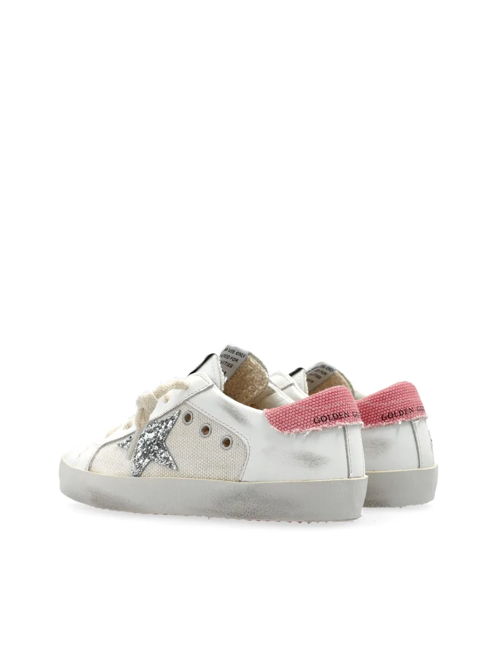 Golden Goose Kids Super-Star low-top sneakers Wit