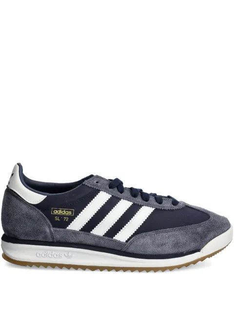 adidas three-stripe suede trainers
