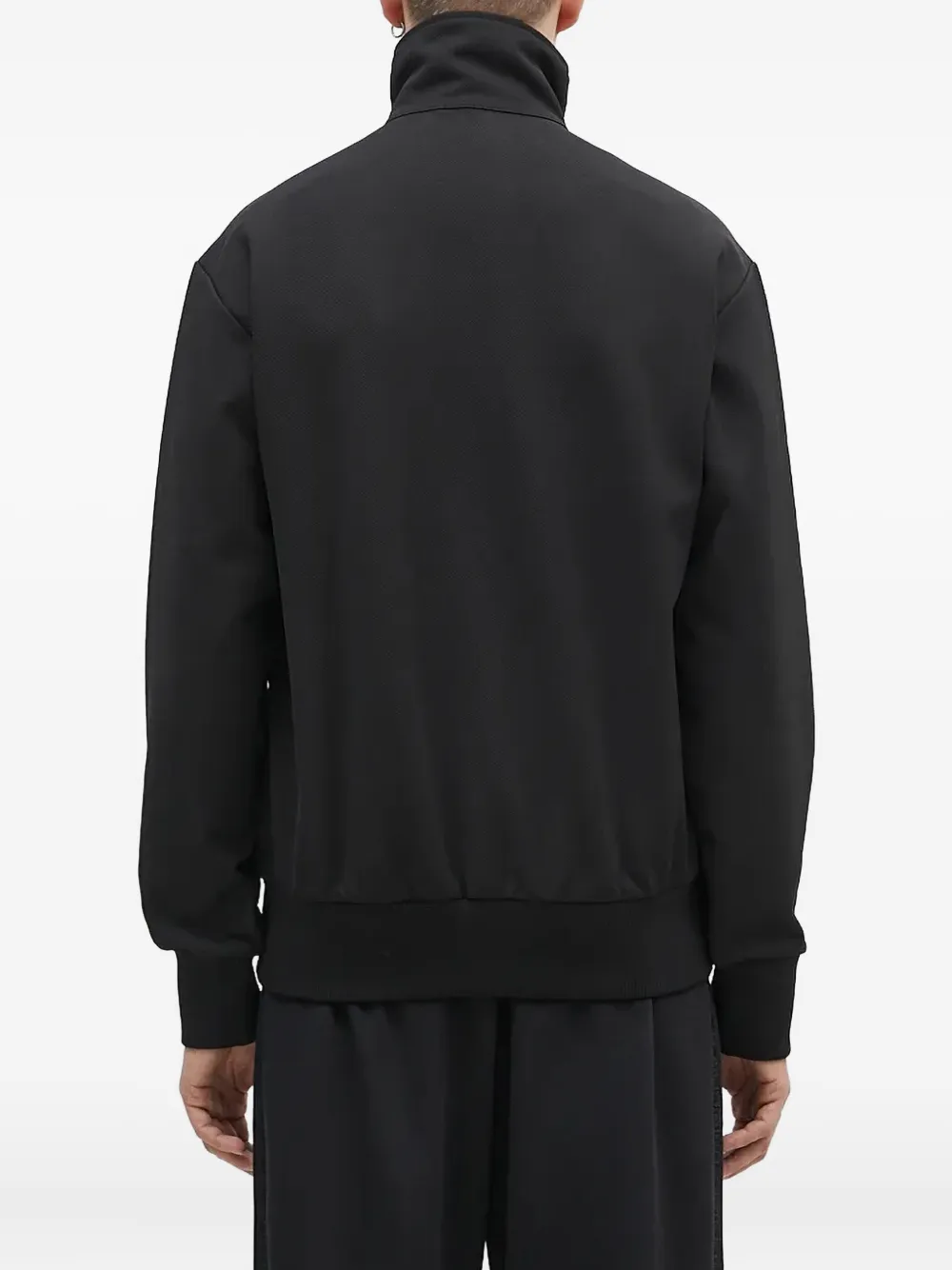 adidas Sweater met drie strepen en rits Zwart