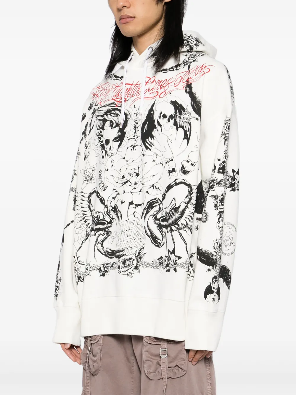 Givenchy Hoodie met print Wit