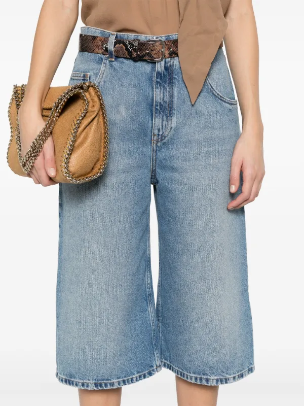 ショートパンツ STELLA MCCARTNEY Woman Short Blue 6D03493SQH05 4590 Stella McCartney Denim Shorts | Blue | FARFETCH