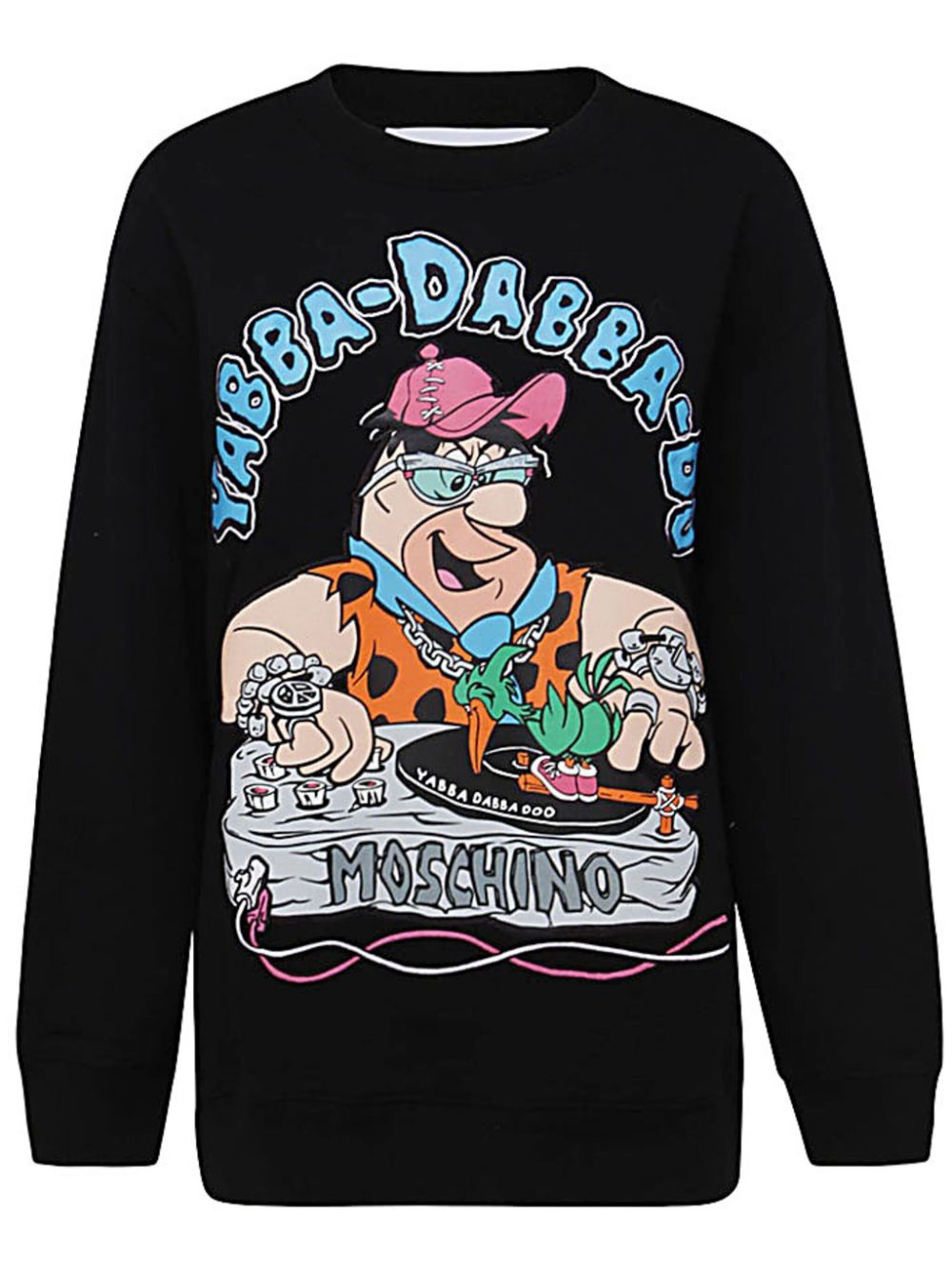 Moschino Sweater met Flinstones-print Zwart