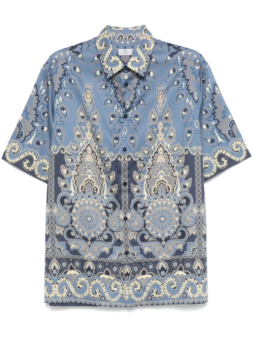 ETRO Overhemd met paisley-print Blauw