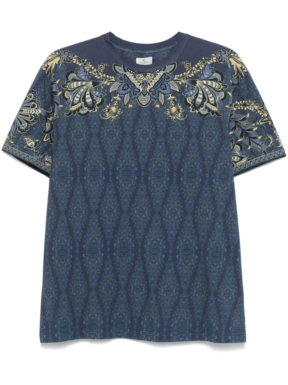 ETRO playera con estampado de cachemira | azul | Image 1