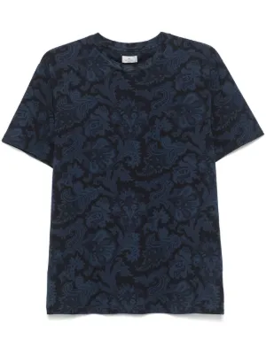 ETRO ペイズリー Tシャツ | ブルー | FARFETCH JP